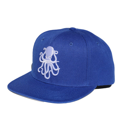 Octopus Blue w/White - Snap Back