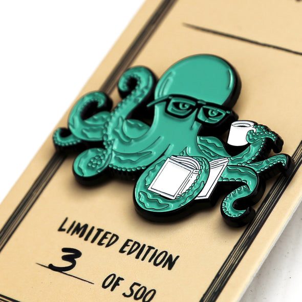 BOOKTOPUS Enamel Pin