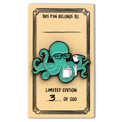 BOOKTOPUS Enamel Pin