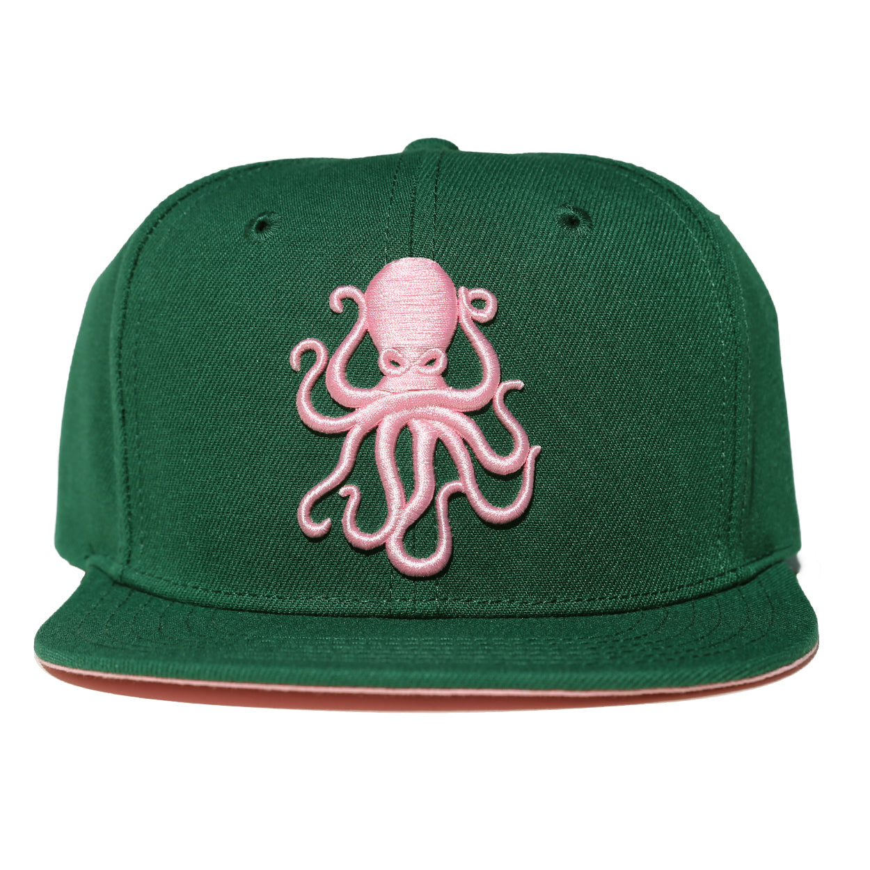 Octopus Green w/ Pink - Snap Back