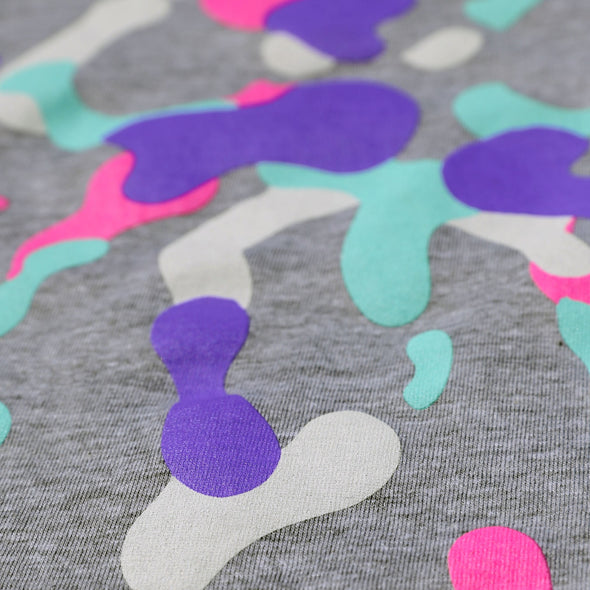 DROPLET Tee Heather Grey