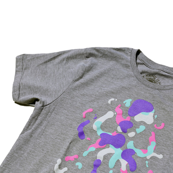 DROPLET Tee Heather Grey