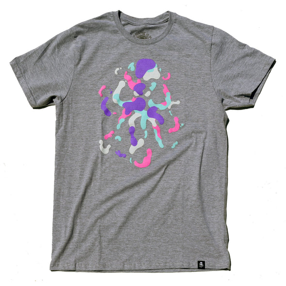 DROPLET Tee Heather Grey