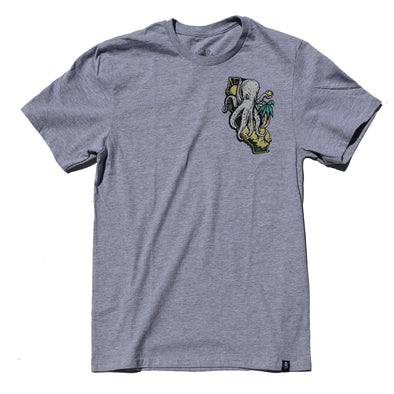 CALI Tee Heather Grey