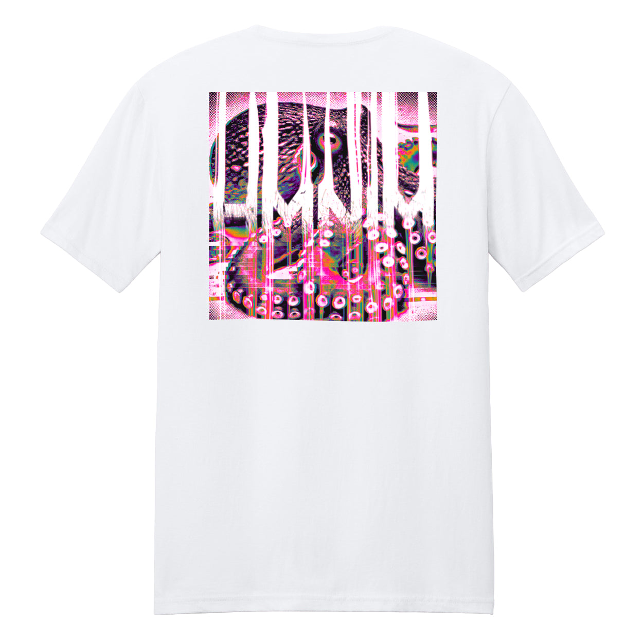 GLITCHY Tee White