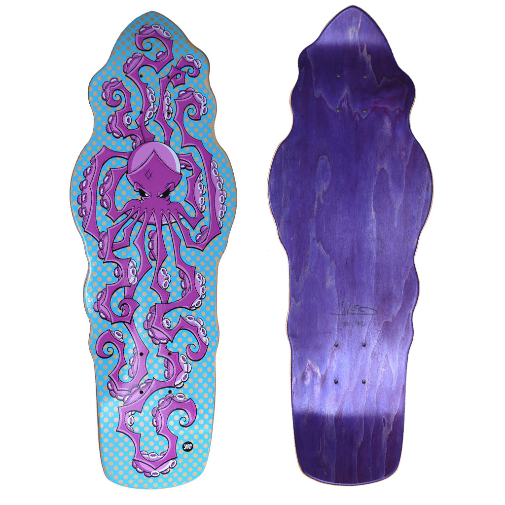 Joe Ledbetter Pink Skateboard Deck