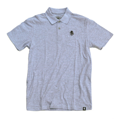 PIQUE POLO Heather Gray