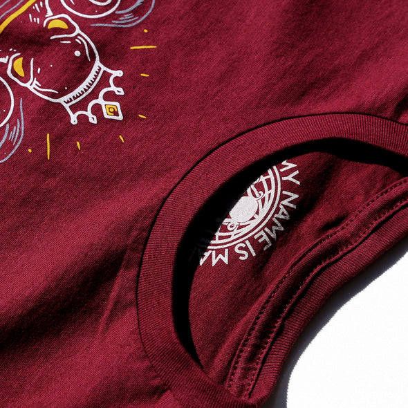 SHIELDY Tee Maroon