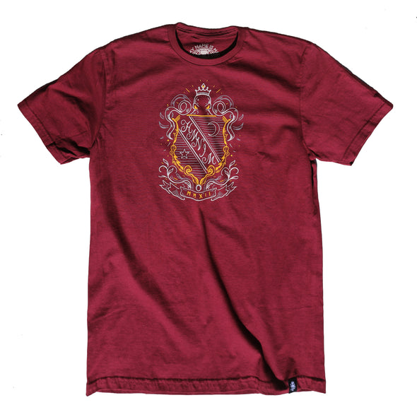 SHIELDY Tee Maroon