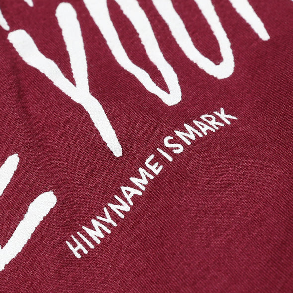 YOUNG Tee Maroon