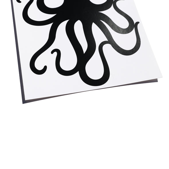 8" Vinyl Octopus Sticker
