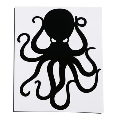 8" Vinyl Octopus Sticker