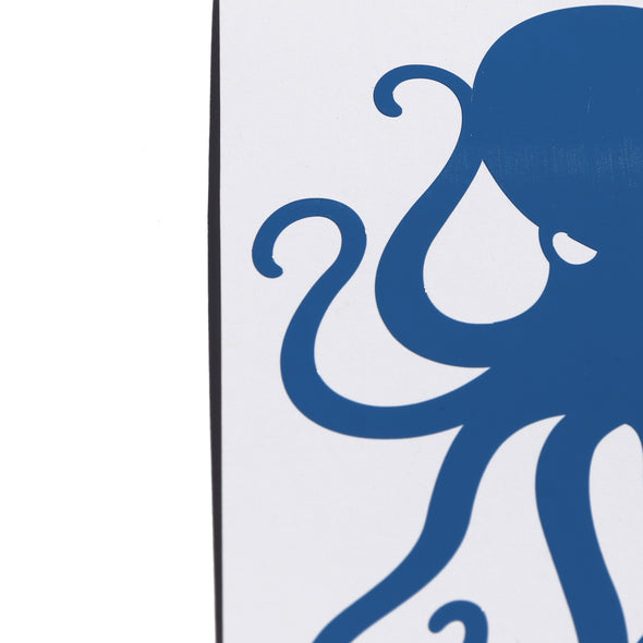 4" Blue Vinyl Octopus Sticker