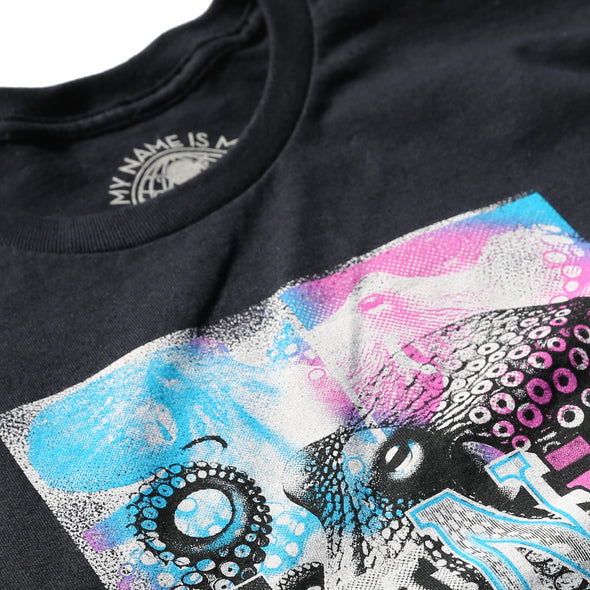 NEWSPAPER Long Sleeve Tee Black