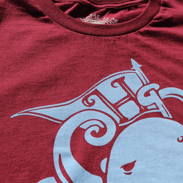 ROYAL Tee Maroon