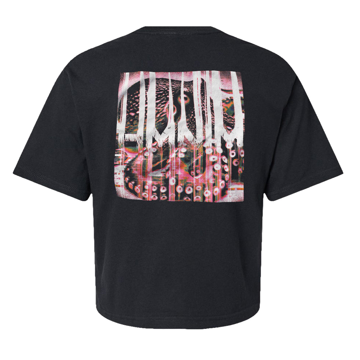 GLITCHY Women's Tee Black