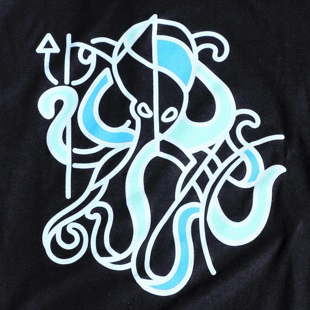 ABSTRACT Women's Tee BLACK