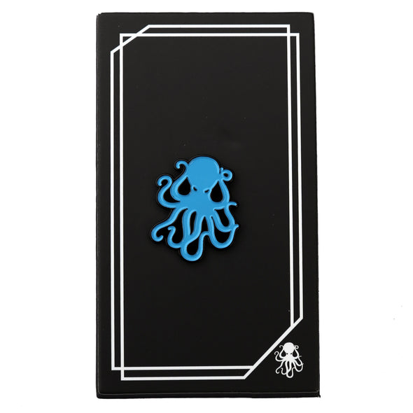 Octopus Enamel Pin - Blue