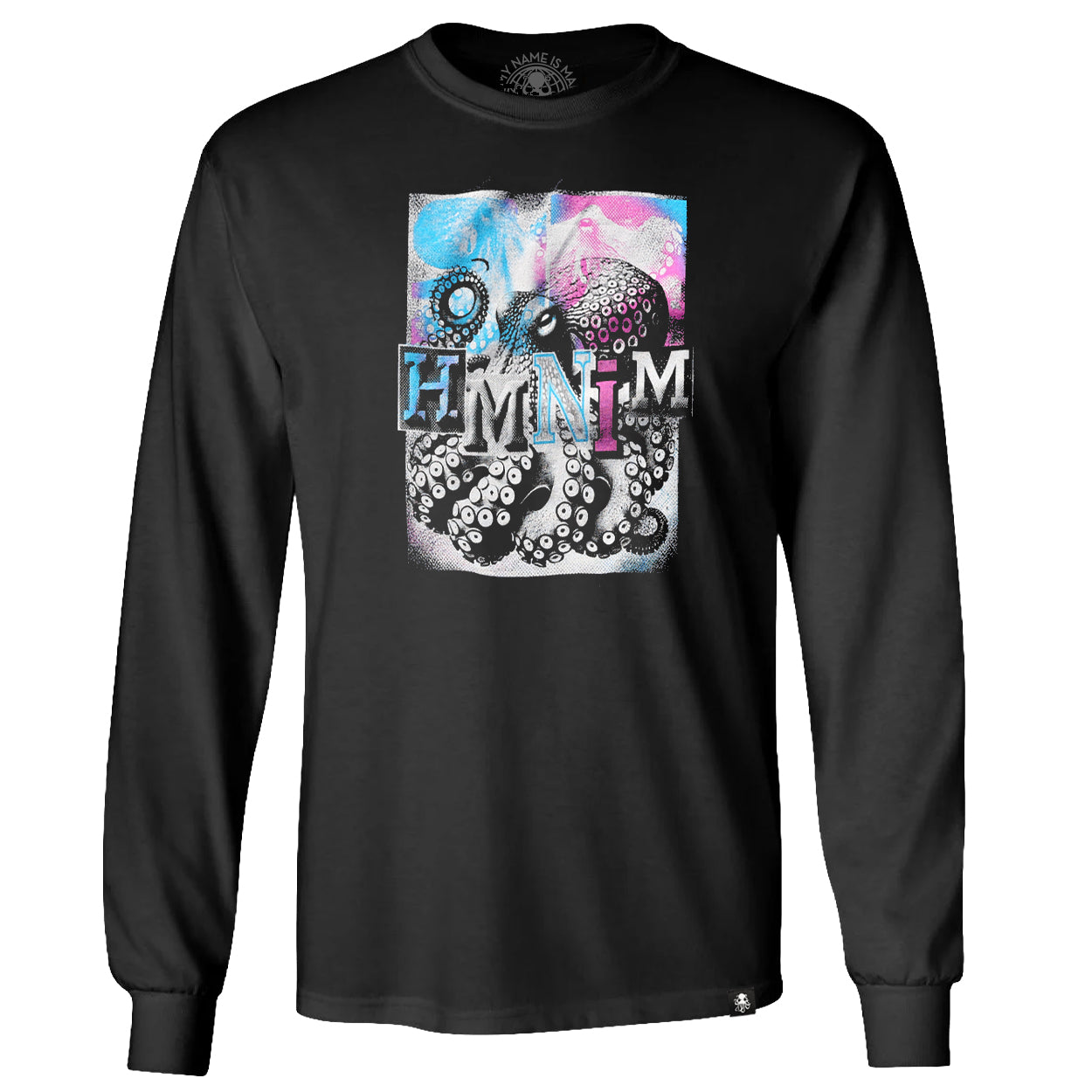 NEWSPAPER Long Sleeve Tee Black