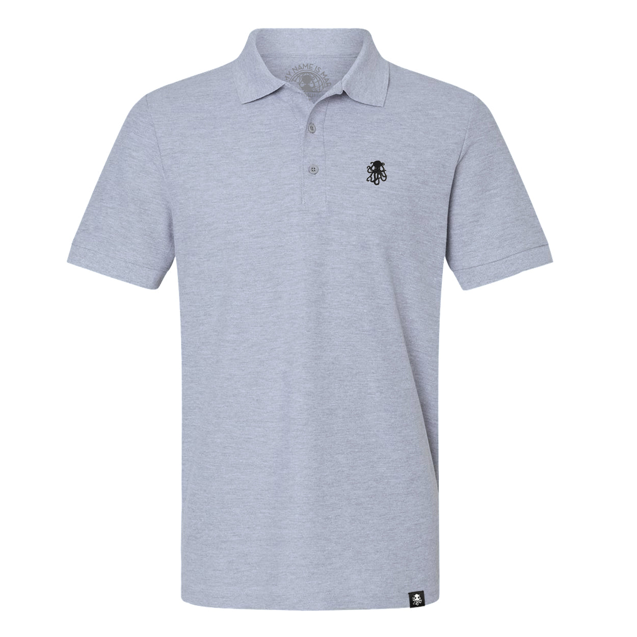 PIQUE POLO Heather Gray