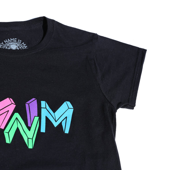 LETTERS Women's Tee BLACK