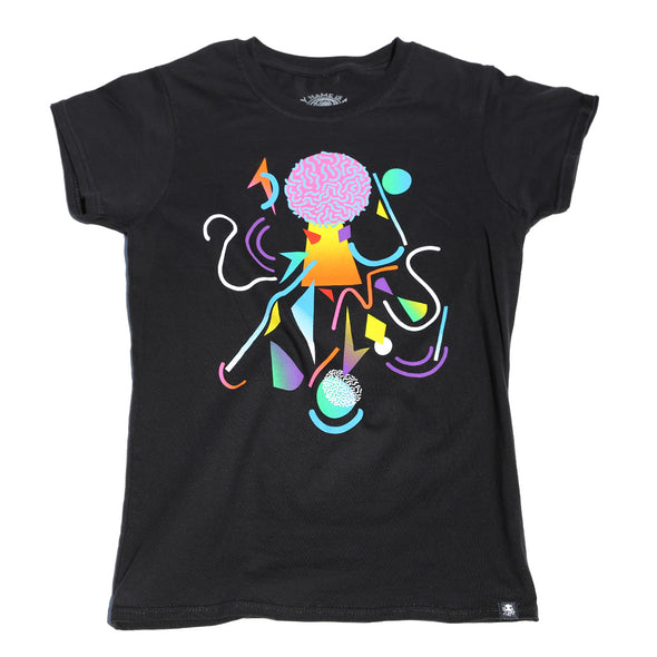 EIGHTIES Women's Tee BLACK