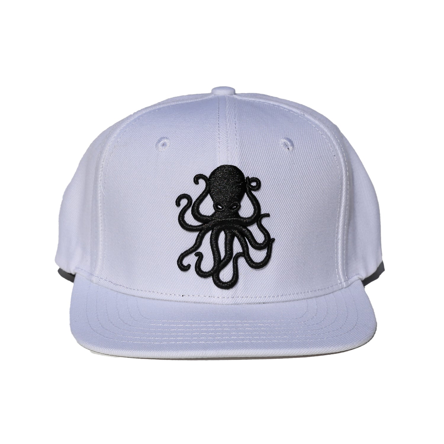 Octopus White w/Black - Snap Back