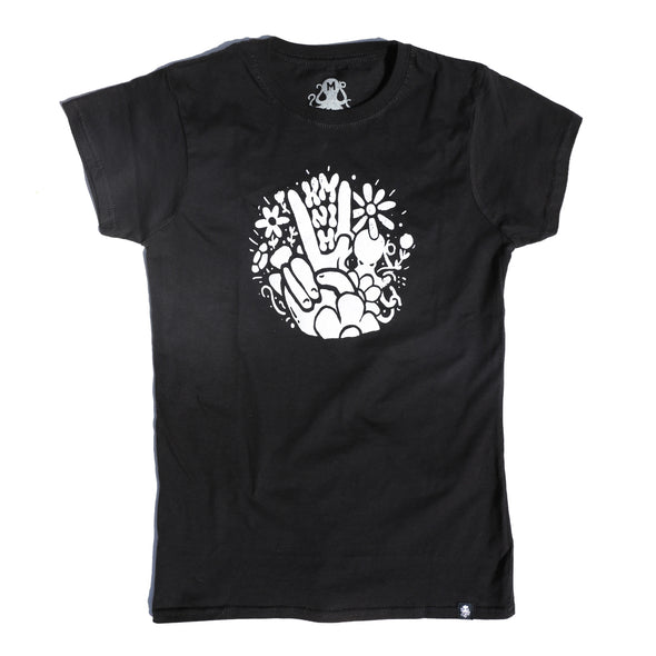 PEACE Women's Tee BLACK
