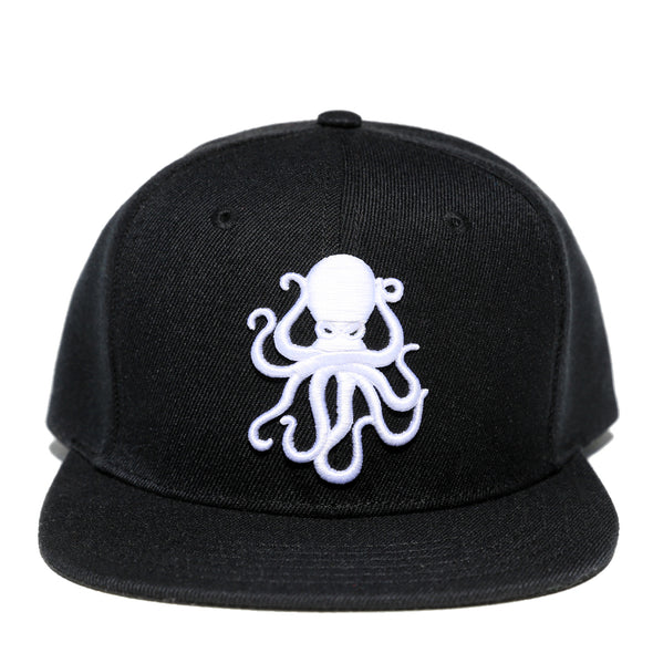 Octopus Black w/Blue - Snap Back