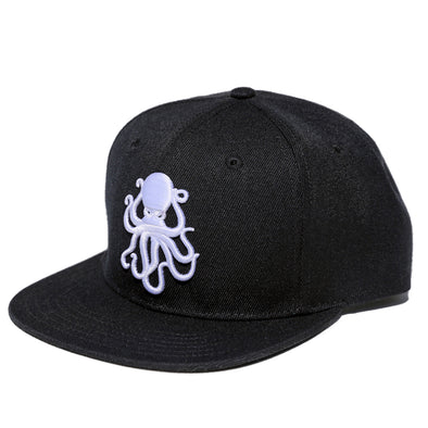 Octopus Black w/Blue - Snap Back