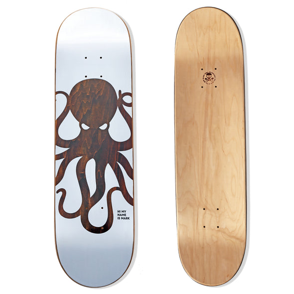KNOCKOUT Octo Skateboard Deck (BROWN)