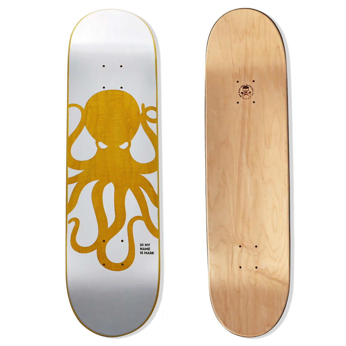 KNOCKOUT Octo Skateboard Deck (YELLOW)