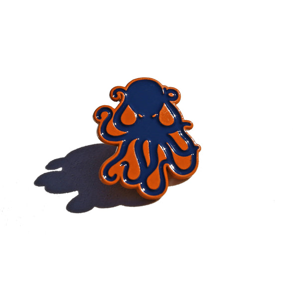 Octopus Enamel Pin - Padres Colors