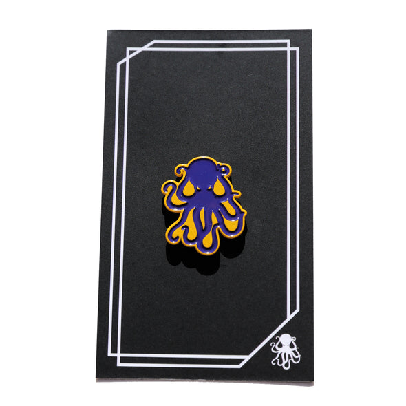 Octopus Enamel Pin - Lakers Colors
