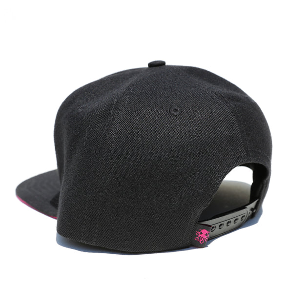 Octopus Black w/Pink - Snap Back