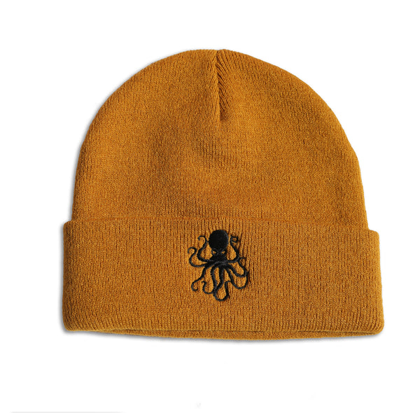 Octopus Cuff Beanie KHAKI