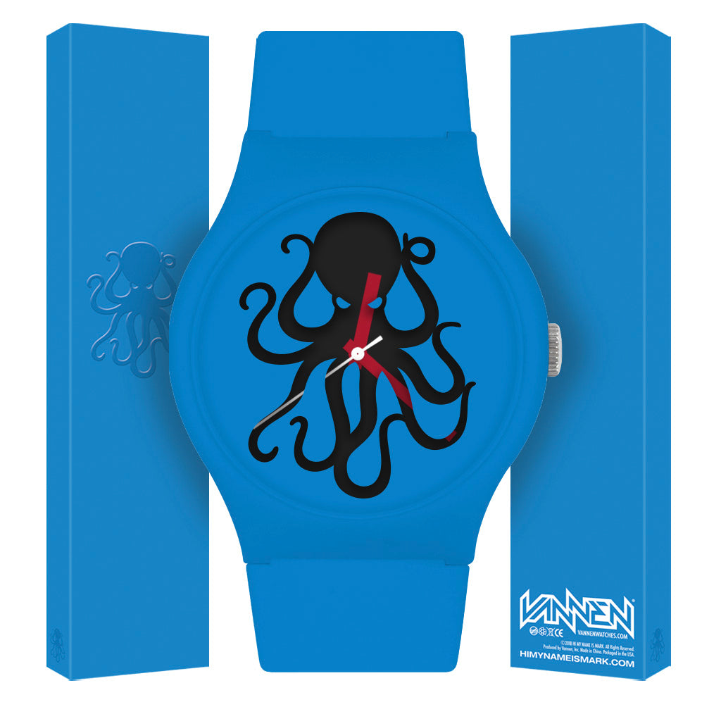 Vannen X HMNIM Knockout Watch - Blue – Hi My Name is Mark